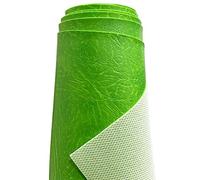 A-Express Lourd épais Simili Cuir Tissu à Texture Grainée Similicuir Vinyle Tissu en Imitation Cuir Automobile Décoration Intérieure Matière - Vert 5 Mètre 500cm x 140cm
