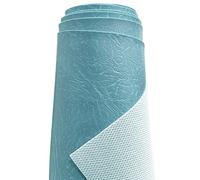 A-Express Lourd épais Simili Cuir Tissu à Texture Grainée Similicuir Vinyle Tissu en Imitation Cuir Automobile Décoration Intérieure Matière - Bleu Ciel 1 Mètre 100cm x 140cm