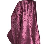 A-Express Prime Douce Velours écrasé En tissu Matériel Rideaux Coussin Robe 140 largeur - Demi Mètre 50cm x 140cm Lavande