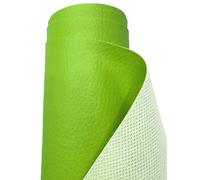 A-Express Simili Cuir à Grain Imitation Cuir Tissu Texturé Vinyle Tissu en cuir Matière Vendu au mètre - Vert 1 Mètre 100cm x 140cm