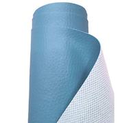 A-Express Simili Cuir à Grain Imitation Cuir Tissu Texturé Vinyle Tissu en cuir Matière Vendu au mètre - Bleu Ciel 2 Mètre 200cm x 140cm