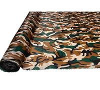 A-Express Tissu en Camouflage ripstop imperméable Camo Matériau pour Vêtements Camp Tente Panneaux de gazebo (Forêt, 5 Mètre 500cm x 150cm)
