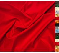 A-Express Tissu en Similicuir Doux Spandex S'étirer Lisse Mat Comme Similicuir Vinyle Matériel 140cm 55" Largeur 230gsm Étirement à Sens unique Vendu au mètre - 50cm x 140cm Rouge