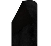A-Express Tissu Velours Faux Suède Matériel décoration couverture robe de costume la couture tissu belle chute douce vendu au mètre - Noir Demi Mètre 50cm x 150cm