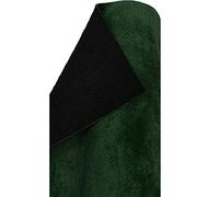 A-Express Tissu Velours Faux Suède Matériel décoration couverture robe de costume la couture tissu belle chute douce vendu au mètre - Vert foncé 5 Mètre 500cm x 145cm