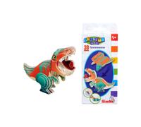 Simba Art and Fun 3D Tyrannosaure Dinosaure à emboîter Facile à Assembler 5 Ans
