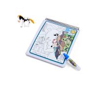 Simba Art und Fun 106334712 Livre de coloriage Motif Cheval 10 cm Pinceau à Eau 4 Pages Magiques 17 x 19 cm À partir de 3 Ans