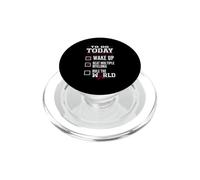 À Faire Aujourd'hui : vaincre Le Guerrier du Ruban de Sensibilisation au myélome Multiple PopSockets PopGrip pour MagSafe