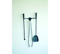 A Ferro E Fuoco set de cheminée avec support mural Conmoto - 4260476344473