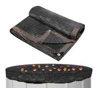 à Feuilles de la Piscine - Couvercle en Filet Rond Durable, Filet à Haute densité | Couvercle Net renforcé pour Les piscines au-Dessus du Sol avec Conception de Capture de Feuilles, Bloque Les d