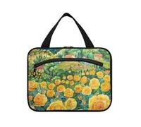 A Field of Yellow Roses Sac de voyage à suspendre avec crochet, Designer Fashion Medicine Bags for Men Gym bolso para maquillaje de Mujer L