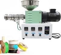 à filament imprimante 3D, extrusion de consommables, diamètre de vis 0,6", débit 0,1-0,5 kg/h, petites entreprises et laboratoires de recherche