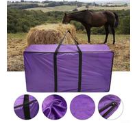 à Foin Imperméable 115cm Oxford Pliable à Foin Imperméable | Léger 450g, dimensions 115x36x59cm, pour facile à manipuler pour l'alimentation des chevaux et bétail(1Pcs)