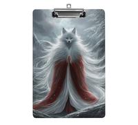 A Fox Spirit Porte-bloc avec trou de suspension, 21,6 x 31,8 cm, porte-bloc standard A4 en acrylique ultra léger et incassable pour bureau, maison