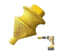 à fraiser pour perceuse, accessoire de perçage avec filetage M10 - à biseau pour perceuse | Pour meuleuse angulaire, perçage, béton, carrelage, marbre, métal, réparation charpentier