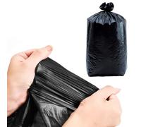 A.Frebourg Sacs Poubelle Noir 30L 100% recyclés & recyclables, 500 sacs en Polyéthylène résistant haute densité, idéal pour les poubelles & corbeilles