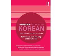 A Frequency Dictionary Of Korean