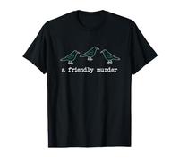 A Friendly Murder Group of Crows Ravens T-Shirt Graphique avec Valeur