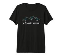 A Friendly Murder Group of Crows Ravens T-Shirt Haut de Gamme