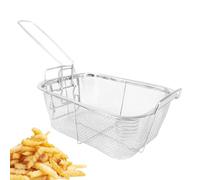 à friteuse - Accessoire de cuisson pour vidange d'huile à mailles fines, de vidange d'huile, bol à friture à mailles fines, accessoire de friteuse pour chips croustillantes crevettes tem