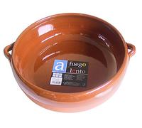 A Fuego Lento A Mijoteuse Sauteuse bombée Four, Argile, Miel, 28 cm