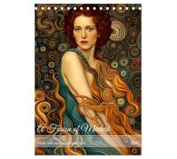 A Fusion of Masters (Desk Calendar 2026 DIN A5 portrait), CALVENDO 12 Month DeskCalendar: Klimt and van Gogh reimagined