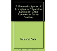 A Generative Syntax Of Luangiua