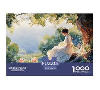 A Girl in A White Wedding Dress 1000 Pièces Carton Premium Lot de Puzzles Kitten Anti-Stress Défi Unique Puzzles pour Adultes Et Enfants 52x38cm/1000pcs