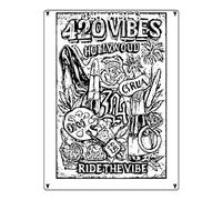 A Girly 420 Coloring Book for Women Who Love Weed, Self-Care & Cute Vibes: Marijuana