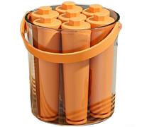 à Glace Barre Silicone Démoulage pour facile à Glace Barre(Orange)