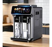 à glaçons multifonctionnelle de comptoir avec distributeur de glace pilée et deau fraîche, 12 glaçons en 6 à 10 minutes, 5 réglages, la cuisine, le bureau et le bar.