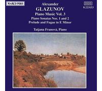 A. Glazunov - Piano Music-Vol. 3 [New CD]