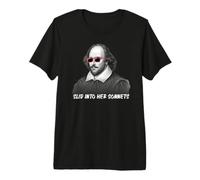 A glissé dans Ses sonnets Shakespeare T-Shirt Haut de Gamme