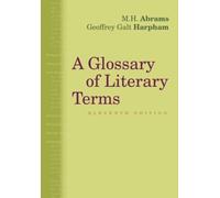 A Glossary Of Literary Terms (Paperback) Geoffrey Galt Harpham, M H Abrams (Auteur)