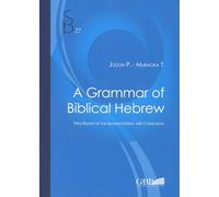 A Grammar of Biblical Hebrew