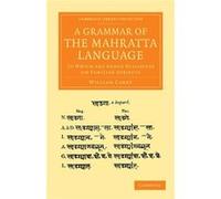 A Grammar of the Mahratta Language - William Carey - Cambridge University Press - Livre en Anglais - Paperback William CareyWilliam Carey (Auteur)