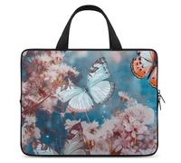 A Group of Butterflies Housse pour ordinateur portable ultra fine et étanche 17 pouces Sac de protection portable avec dragonne