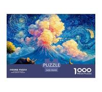 A Group of Dinosaurs 1000 Pièces Carton Premium Coffret De Puzzles Glowing Cosmic Night Stimulant Et Éducatif Jeu Créatif Puzzles pour Adultes Et Enfants 70x50cm/1000pcs