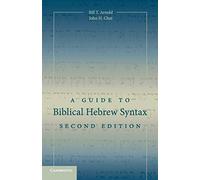 Auteur inconnu – A Guide to Biblical Hebrew Syntax – Cambridge University Press