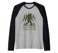 A Guy Like Me is Hard to Find Bigfoot Funny Fête des Pères Hommes Manche Raglan