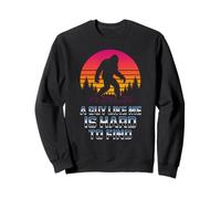 A Guy Like Me is Hard to Find Bigfoot Rétro Vintage Sweatshirt