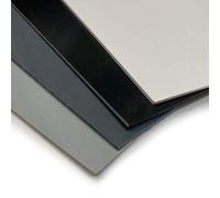 A+H - KIT plaque plastique PVC rigide - 2000x1000mm - plaque plastique gris clair - 1mm plaque rigide PVC, plaque pvc gris clair (1 pièce)