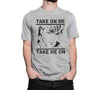 A-Ha 'Take on Me' Cotton Soft T Shirts, Old School Tee Manches Courtes(X-Large)