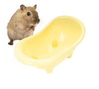 à hamsters - PP, boîte à bain pour petits animaux, design de refroidissement antidérapant | espace ouvert pour dormir et nettoyer, mignon pour la salle de bain des animaux domestiques