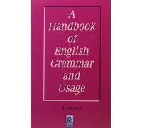 A Hand Book Of English Grammar & Usage (Indian) [Paperback]