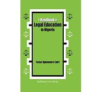 A Handbook Of Legal Education In Nigeria