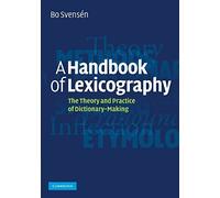 A Handbook Of Lexicography