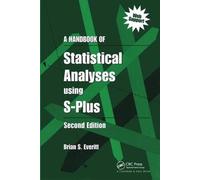 A Handbook Of Statistical Analyses Using S-Plus
