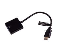 [A-HDMI-VGA-04] GEMBIRD Adaptateur HDMI M - D-Sub (VGA) F 15Cm Noir