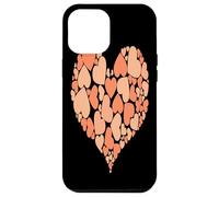 A Heart of Hearts Design Romantique Pastel Peach Shades Coque pour iPhone 12 Pro Max
